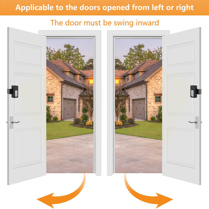 QIBOX Anti-Theft Video Doorbell Mount Compatible with Video Doorbell 4/3/3 Plus/2/1/(2020 Release), Adjustable No-Drill Mounting Bracket Wedge Adapter Holder Accessories for Home Rentals Office Room