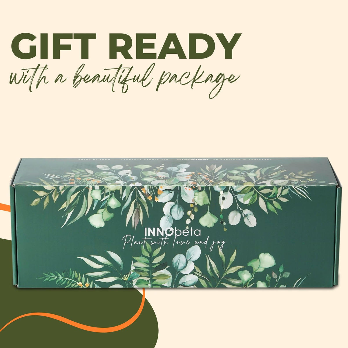 InnoBeta Dachshund Gifts Succulent Plant Pots 3pcs, Gifts for Dachshund Lovers, Planter Pot with Bamboo Tray, Plants NOT Included, Cute Ceramic Pots for Birthday, Christmas