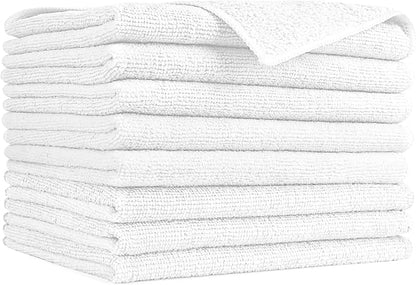 AIDEA Microfiber Cleaning Cloth-8PK, Soft Microfiber Towels