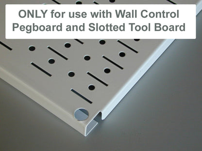 Wall Control KT-400-WRK B Slotted Tool Board Workstation Accessory Kit for Wall Control Pegboard Only, Black