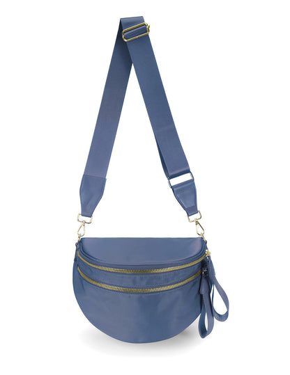Spacious Nylon Crossbody Bag Bum Bag Handbags Wallets Purses Trendy Shoulder Bag for Women