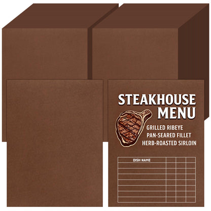 BIGNC 200 Sheets Coffee Brown Cardstocks 8.5 x 11 Inch Craft Paper, Thick Kraft Card Stock Paper for DIY Cards, Greeting Cards,Wedding Invitations, Birthday