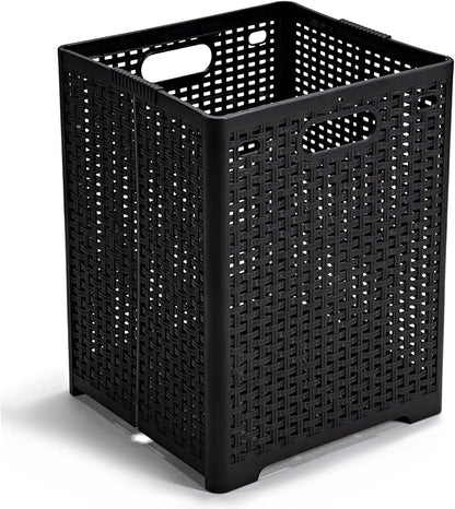 42L Collapsible Plastic Laundry Baskets, Foldable Laundry Hamper