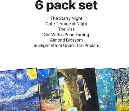 Large World Best Classic Art Collection Microfiber Cloth