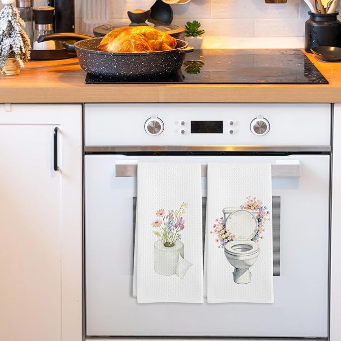 Wildflower Toilet Paper Roll Hand Towels