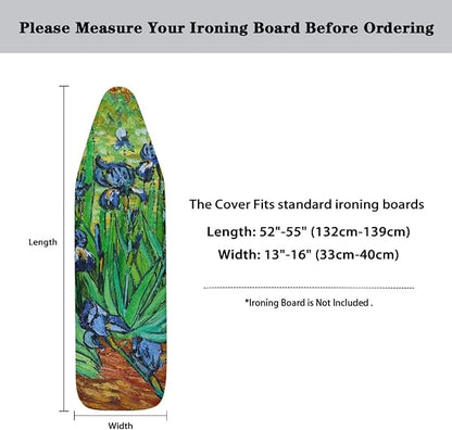 Van Gogh Starry Night Ironing Board Cover and Pad Standard Size Heavy Duty