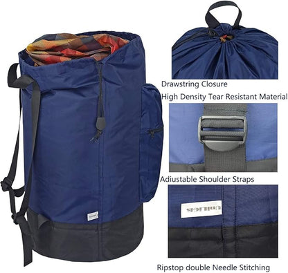 Washable Laundry Bag Backpack