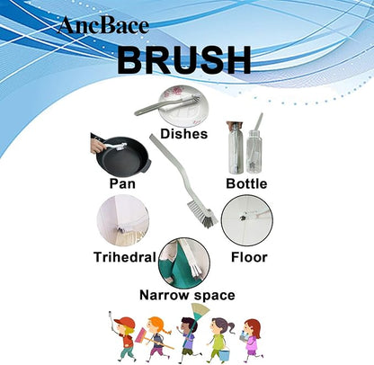 Dish Brush Kitchen Cleaning Brush Bottle Brush Bathroom Scrub Brushes Sink