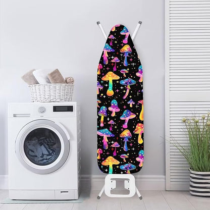 Colorful Mushroom Ironing Board Cover Universal Ironing Protector and Pad Fits