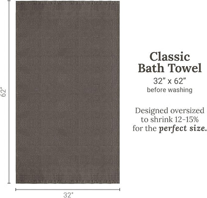 GILDEN TREE Waffle Towels for Bathroom, 100% Cotton Quick Dry Towel, Waffle