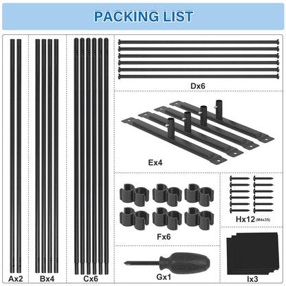 AKTOP Room Divider 3 Panel, Folding Fabric Wall Divider for Room Separation, Portable Room Partitions and Dividers 103"W x 70''H, Freestanding Privacy Screen for Office, Dorm, Studio, Classroom, Black