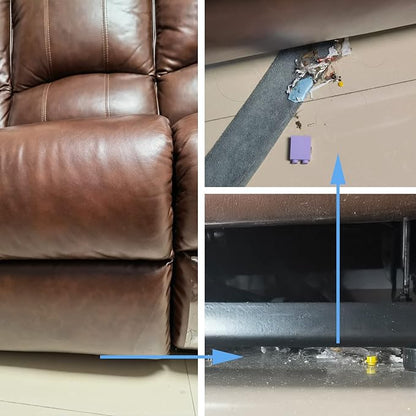 Upgraded Under Appliance Cleaning Gadgets, Microfiber Gap Duster, Skinny Flat
