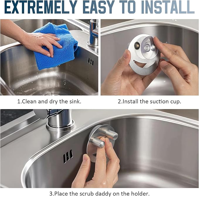 Stainless Steel Smiley Face Dish Sponge Holder, Rv Apartment Kitchen