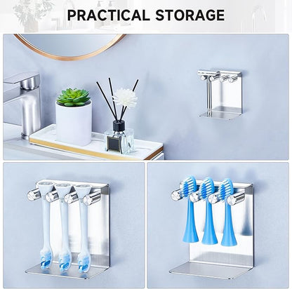 Electric Toothbrush Head Holder, Electric Tooth Brush Holder Desktop or Adhesive