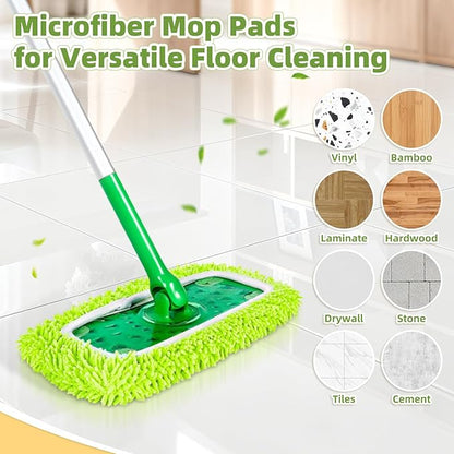 Reusable Microfiber Pads Compatible
