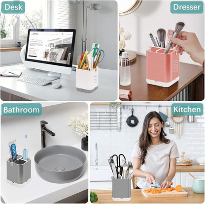 Boperzi Toothbrush Holder Toothpaste Organizer Drainage