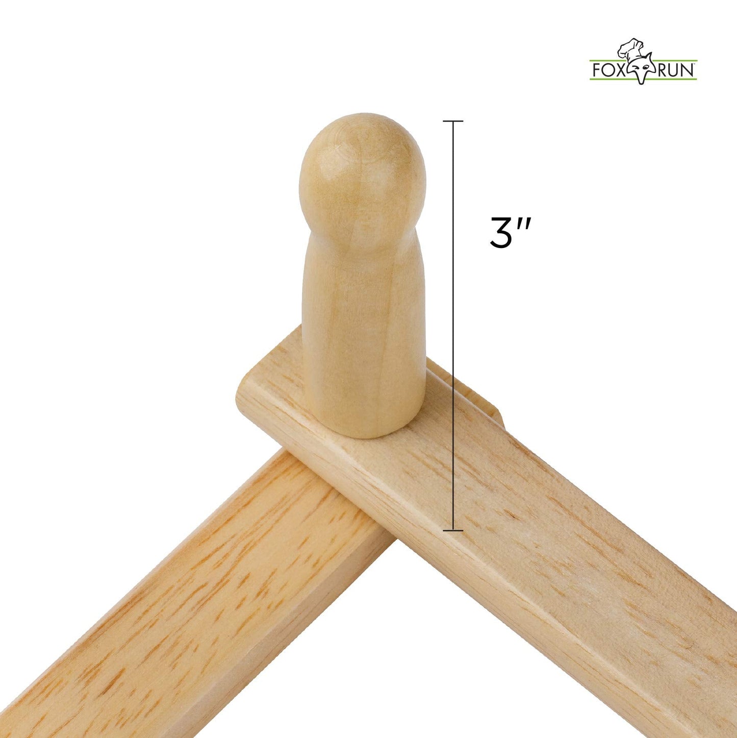 Fox Run Expanding Beechwood Coffee Mug Wall Rack