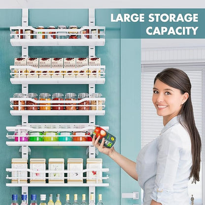 Over The Door Pantry Organizer，9-Tier Over The Door Organizer