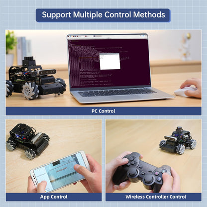 HIWONDER Robot Car with ChatGPT Large AI Models, 3D Depth Camera Mecanum-Wheel Chassis ROS2-HUMBLE Lidar SLAM Mapping Navigation Autonomous Driving, MentorPi M1 Advanced Kit with Raspberry Pi5 8GB