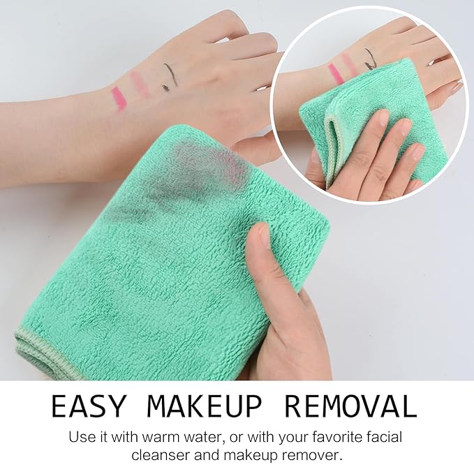 SINLAND Microfiber Facial Cloths Fast Drying Washcloth 12inch x 12inch