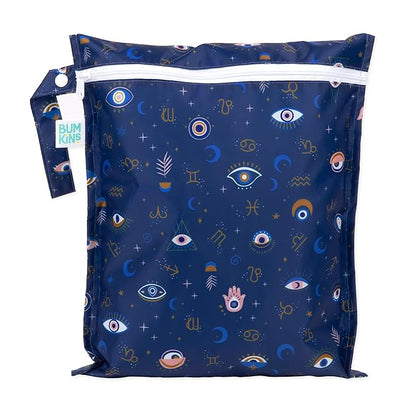 Bumkins Waterproof Wet Bag for Baby, Swim Suit, Cloth Diapers, Pump Parts
