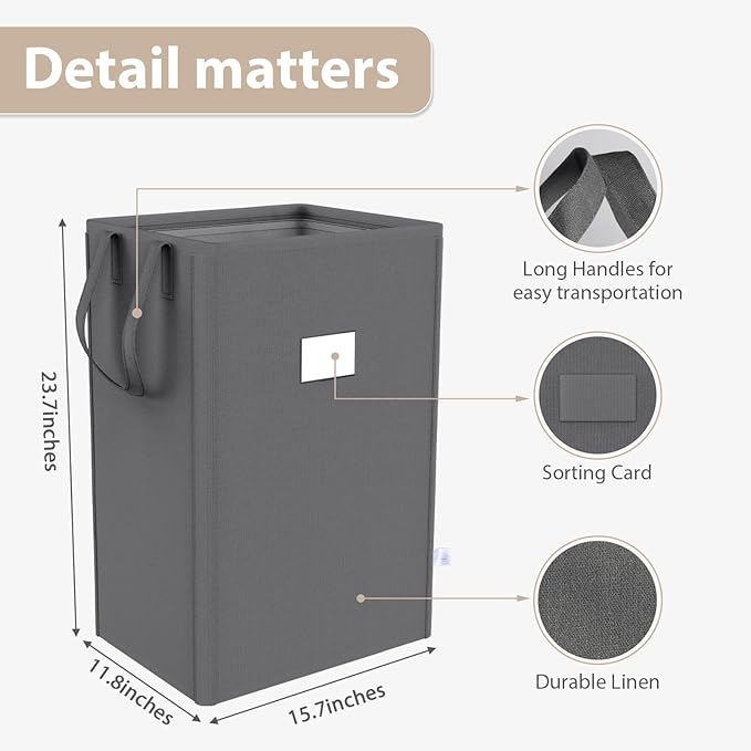 MCleanPin 210L Laundry Hamper Collapsible