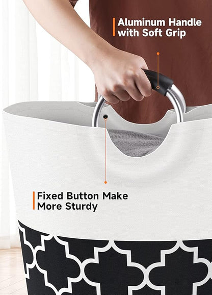 Large Laundry Basket Laundry Hamper Bag Washing Bin Clothes Bag Collapsible Tall