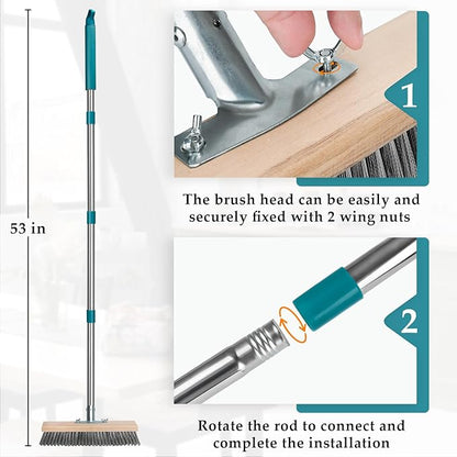 Stainless Steel Deck Scrub Brush