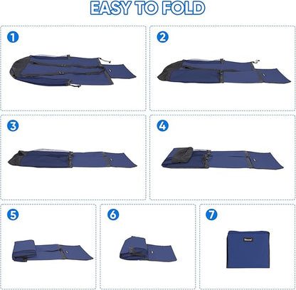 BALEINE 120L Laundry Bag Backpack, 900D Oxford Fabric Large Travel Laundry Bags