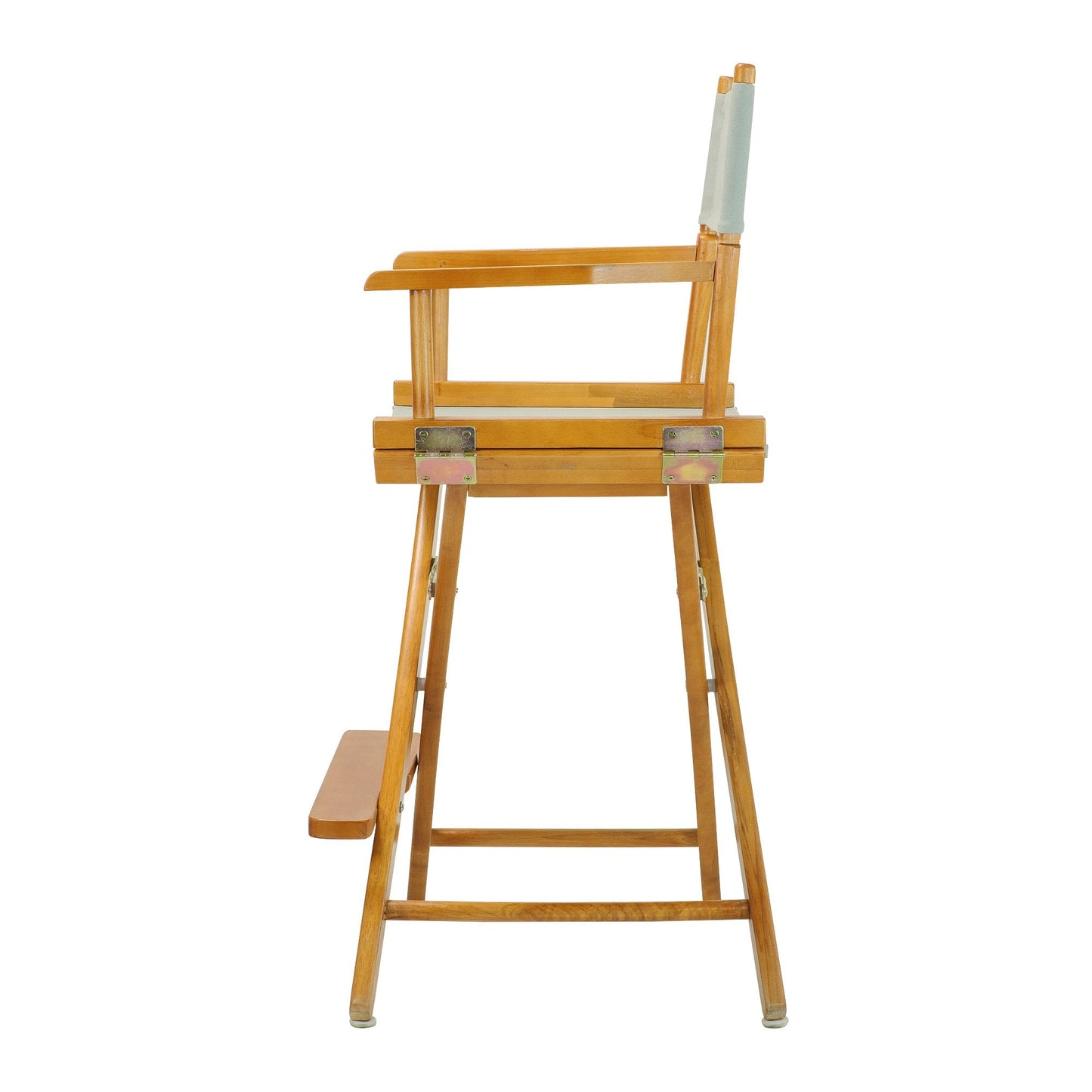 Casual Home 24" Director's Chair Honey Oak Frame-with Grey Canvas, Counter Height