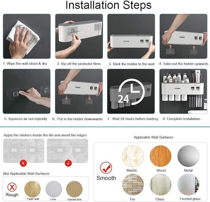 Toothbrush Holders Wall Mounted, Toothbrush Holder