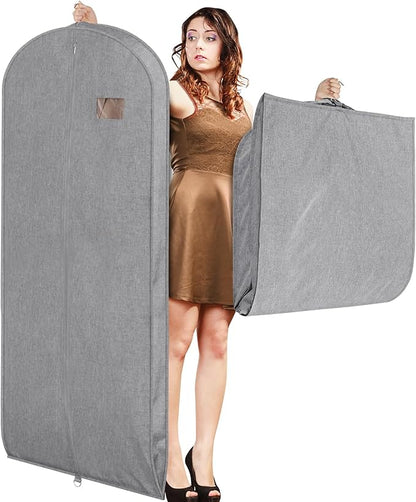 Univivi Garment Bags for Hanging Clothes, 60 Inch Suit Cover Bags for Closet