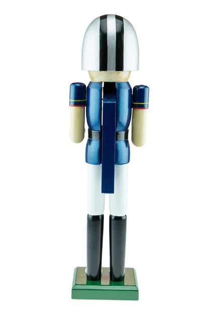 Clever Creations Football Player 15 Inch Traditional Wooden Nutcracker, Festive Christmas Décor for Shelves and Tables