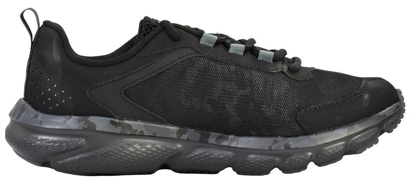Under Armour Men's Charged Assert 9 Camo, Black/Black/Pitch Gray, 10 US