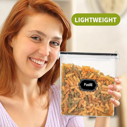 Skroam 8PCS Cereal Containers Storage, Airtight Food Storage Containers