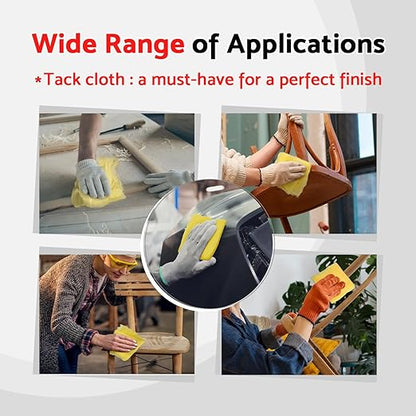 S&F STEAD & FAST Tack Cloth, Heavy Duty High Density 28×24 Mesh, Tack Cloths