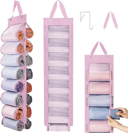 Legging Organizer Storage, T Shirt Organizer, Foldable Hanging Closet Organizer
