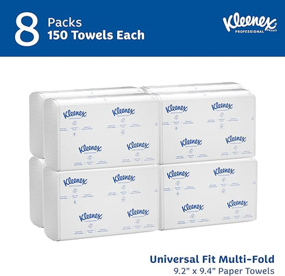 Kleenex Professional Universal Multifold Paper Towels, Absorbency Pockets