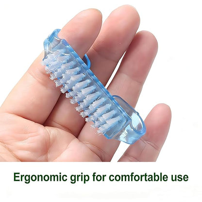 12-Pack Handle Grip Nail Brush, Fingernail Scrub Cleaning Brushes
