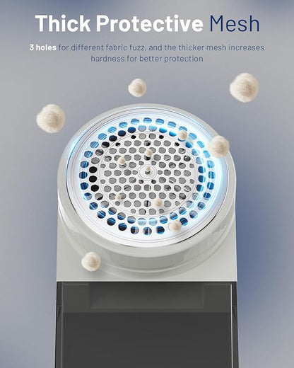 BEAUTURAL Fabric Shaver, Rechargeable Lint Remover, Electric Portable Sweater