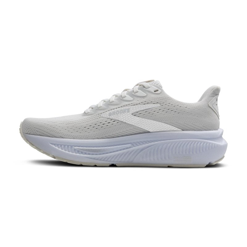 Brooks Women’s Ghost 17 Neutral Running Shoe - White/White/Grey - 11.5 Medium