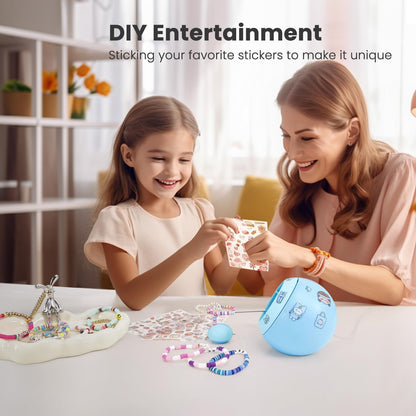 Tilhumt Bead Spinner Kit, 3826Pcs Bracelet Spinner Kit Electric Bracelet Maker Machine with Beginner Friendly Positioning Mat and 18 Colors Polymer Clay Beads for Jewelry Bracelets Making