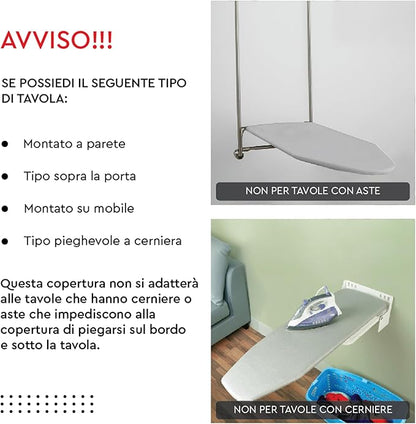 Encasa XO Ironing Board Cover and Pad 28"x12"