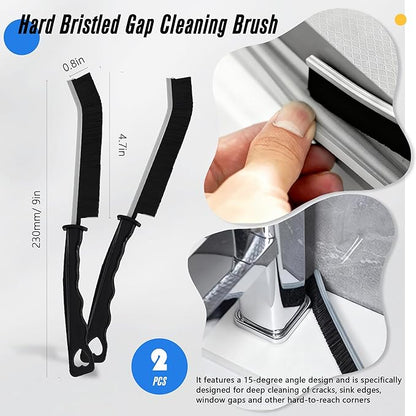 15Pcs Crevice Cleaning Brush Groove Gap Hard Bristle Cleaning Tool Small Clean
