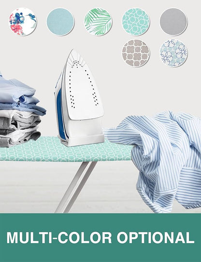 Extra Wide Ironing Board Cover and Pad, 18X49 Reflective Silicone Ironing Board