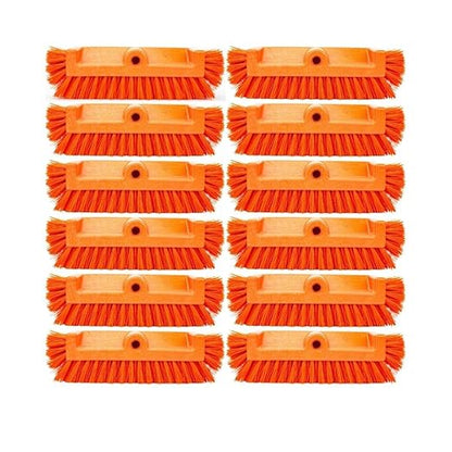 SPARTA Multi-Level Tile Scrub Brush 12" Wide Brush Head, Heavy-Duty Tile