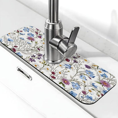 Garden Kitchen sink faucet pad, strong water absorption, anti slip, very