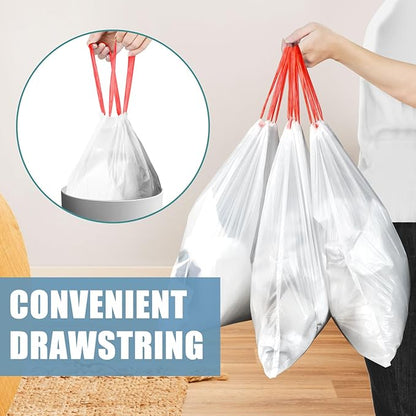 Small Garbage Bags 120 Count, JUKFITA Extra Strong 4 Gallon Trash Bags