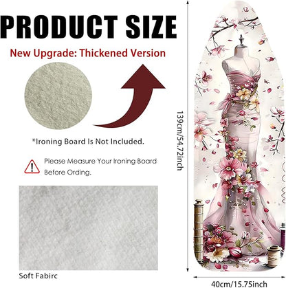Nuxovilar Ironing Board Cover Needle Cotton 15x54 Inches | Ironing Board Cover