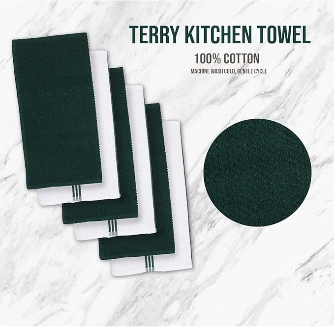 LANE LINEN Dish Towels and Dishcloths Sets